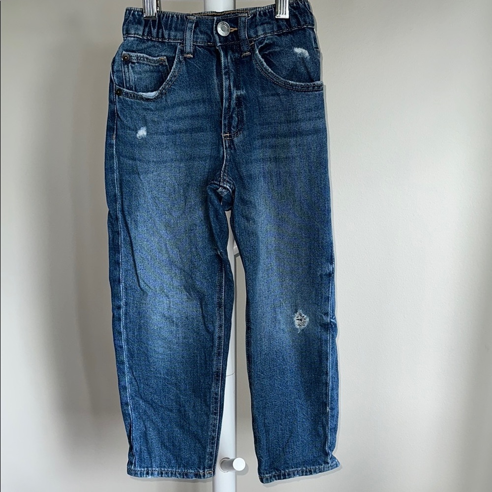 Zara Distressed Denim Jeans Size 6